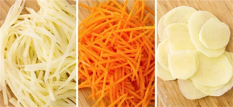 Mandoline Slicer – Stainless Steel Vegetable Slicer with 3 Interchangeable Blades for Potatoes, Carrots & More (KC0083)