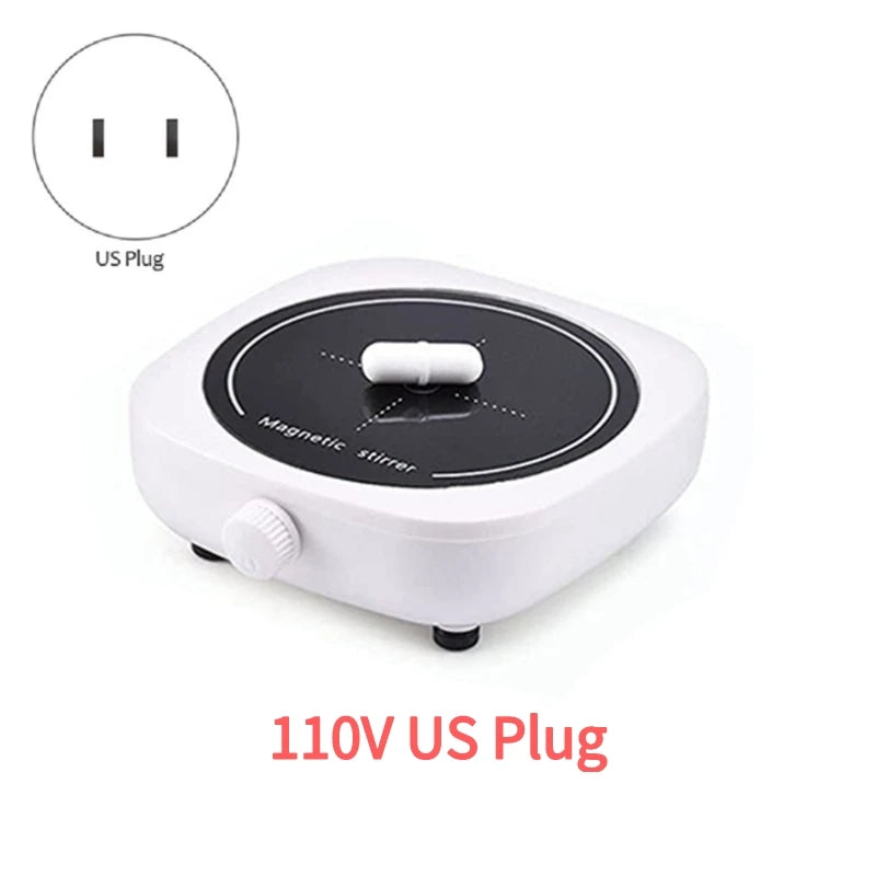 Magnetic Stirrer Mini Lab Mixer – 2L, 4000RPM, Portable Stir Plate with Stir Bar (EU/US/UK Plug)