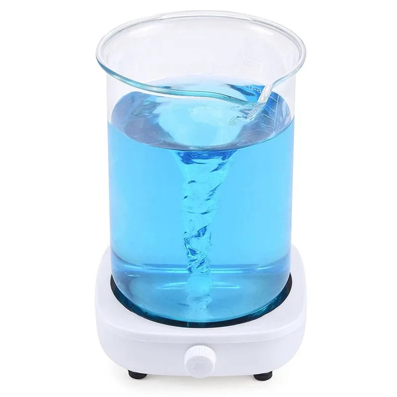 Magnetic Stirrer Mini Lab Mixer – 2L, 4000RPM, Portable Stir Plate with Stir Bar (EU/US/UK Plug)