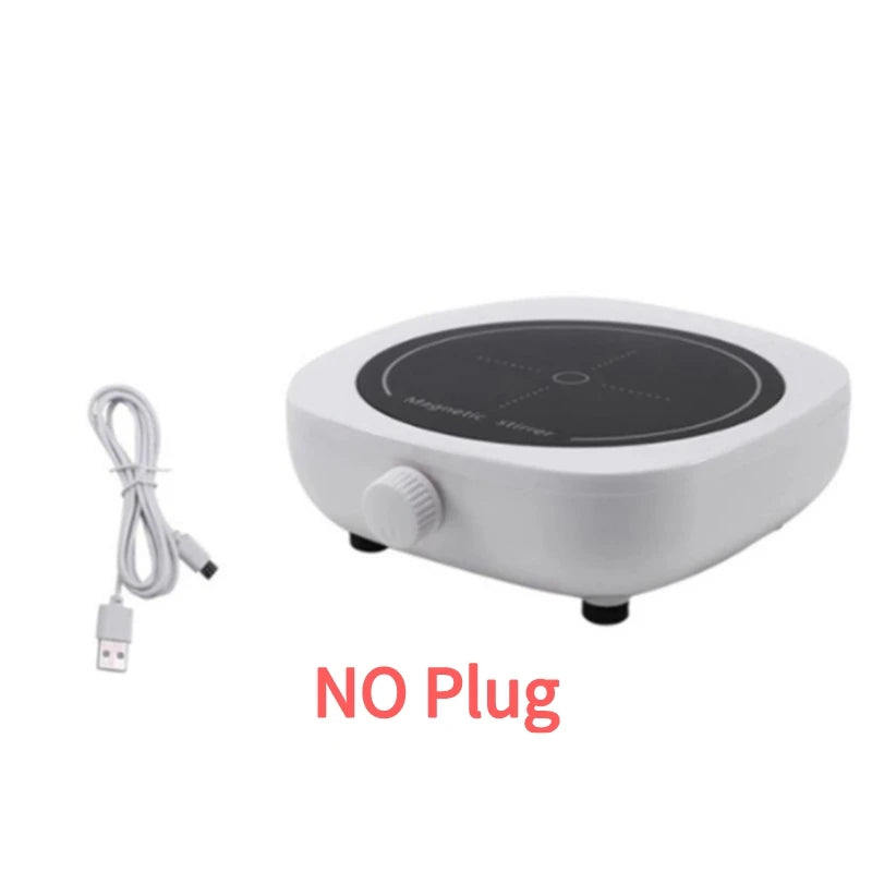 Magnetic Stirrer Mini Lab Mixer – 2L, 4000RPM, Portable Stir Plate with Stir Bar (EU/US/UK Plug)