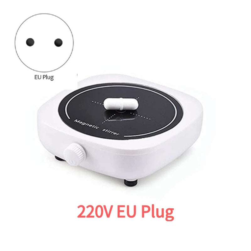 Magnetic Stirrer Mini Lab Mixer – 2L, 4000RPM, Portable Stir Plate with Stir Bar (EU/US/UK Plug)